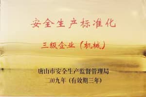 安全生产标准化三级企业